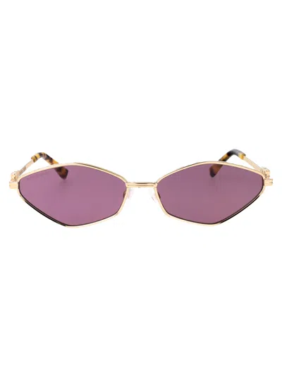 Dsquared2 Rose Gold Metal Sunglasses In Red