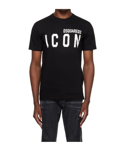 DSQUARED2 ROUND COLLAR LOGO T-SHIRT
