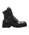 Dsquared2 Panelled-design Leather Boots In Black