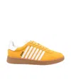 Dsquared2 Boxer Leather Sneakers In Multicolor