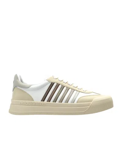 Dsquared2 Round Head Low-cut Casual Shoes In Nude