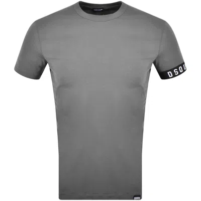 Dsquared2 Round Neck T Shirt Grey In Gray