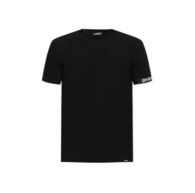 Dsquared2 Round Neck T-shirt In Nero