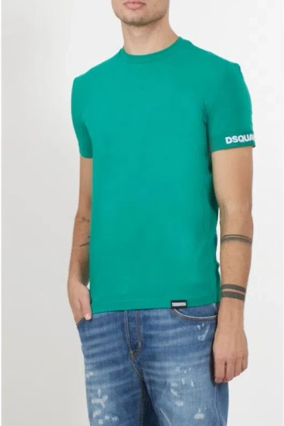 Dsquared2 Round Neck T-shirt In Verde