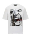 Dsquared2 Logo-print Round Neck T-shirt In White
