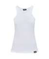 Dsquared2 Logo-patch Tank Top In White