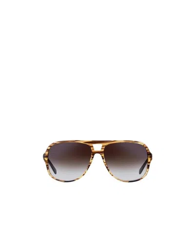 Dsquared2 Round Sunglasses In Brown