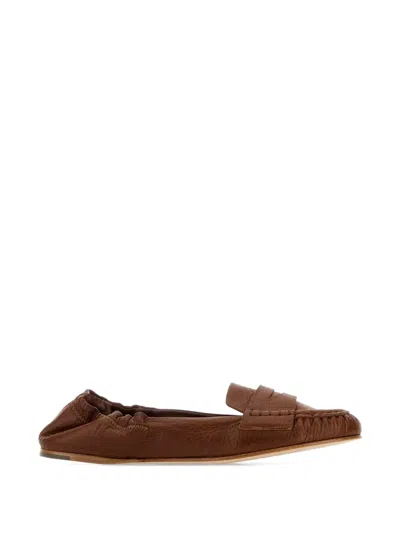 Dsquared2 Dsquared Caramel Leather Loafers In Multi