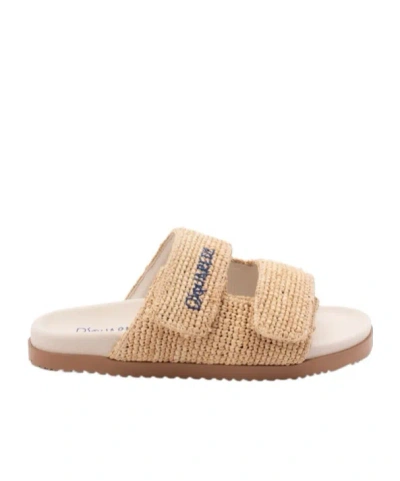 DSQUARED2 DSQUARED2 TEXTURED SLIDE SANDALS