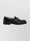 Dsquared2 Round Toe Loafers Offering Comfortable Fit In Black