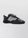 Dsquared2 Round Toe Low Top Lace-up Sneakers In Black