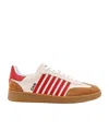 Dsquared2 Almond Toe Low Top Sneakers In Brown