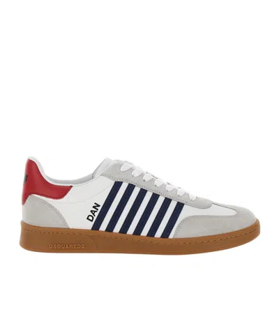 DSQUARED2 DSQUARED2 ROUND TOE LOW-TOP SNEAKERS