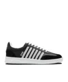 Dsquared2 Calfskin Sneakers With Contrasting Platform In White