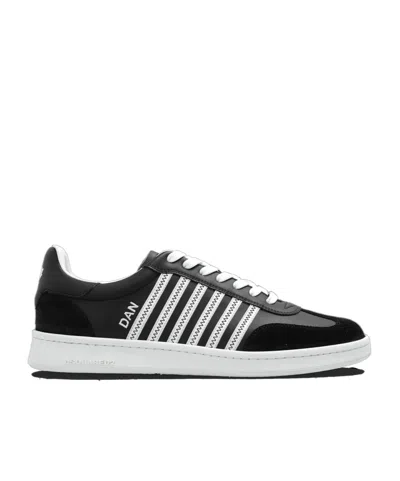 DSQUARED2 DSQUARED2 ROUND TOE LOW-TOP SNEAKERS
