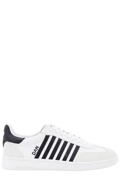 Dsquared2 Round Toe Low In White