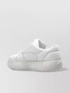 Dsquared2 Round Toe Rubber Sole Sneakers In White