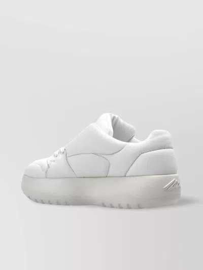 Dsquared2 Round Toe Rubber Sole Sneakers