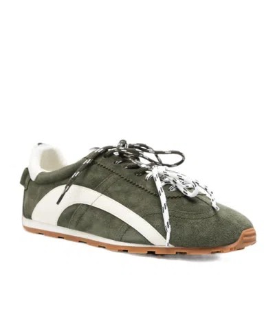 Dsquared2 Round-toe Sneakers In Green