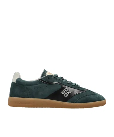 Dsquared2 Round-toe Sneakers In Green