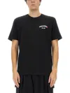 Dsquared2 Men Black Crew-neck T-shirt With Logo On The Front In Cotton Man