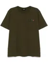 Dsquared2 Rubber-logo T-shirt In Green