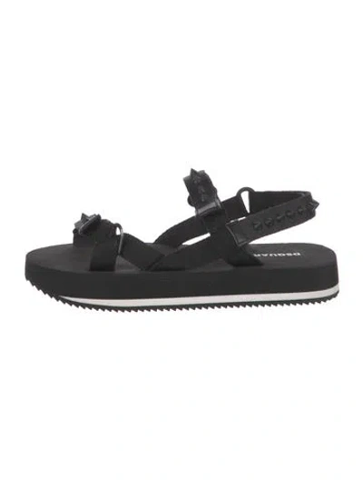 Pre-owned Dsquared2 Rubber Sandals In Black