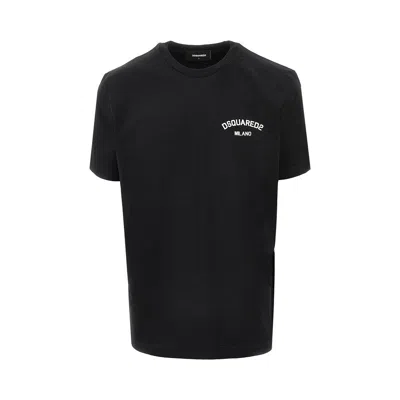 DSQUARED2 RUBBERIZED LOGO T-SHIRT