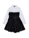 Dsquared2 러플 레이어드 드레스 In Multi