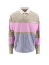 Dsquared2 Oversized Hybrid Shirt In Multicolor