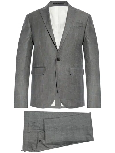 DSQUARED2 TOKYO SUIT,S74FT0486.D35176 001F GREY/BLUE CHECK