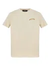 Dsquared2 Mens Light Beige Logo Graphic-print Cool-fit Cotton T-shirt In Neutral