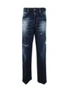 Dsquared2 San Diego Boot Cut Fit Jeans In Blue