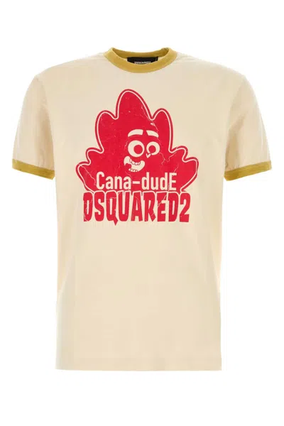 Dsquared2 Sand Cotton T-shirt