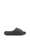 Dsquared2 Logo Embossed Slip-on Slides In Black