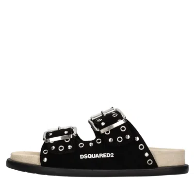 Dsquared2 Sandals Black In Nero Scuri