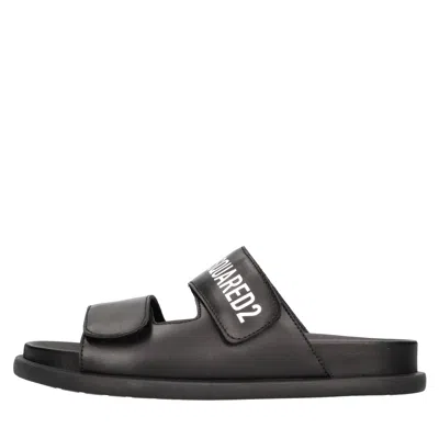 Dsquared2 Sandals Black In Nero Scuri