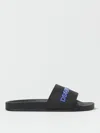 Dsquared2 Black Slides With Wide Strap And Sturdy Sole In Schwarz