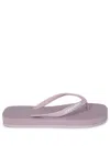 Dsquared2 Malva Rubber Flip-flops In Purple