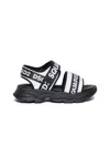 Dsquared2 Logo-print Touch-strap Sandals In White