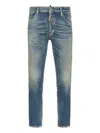 Dsquared2 Belt Loop Denim Trousers In Blue