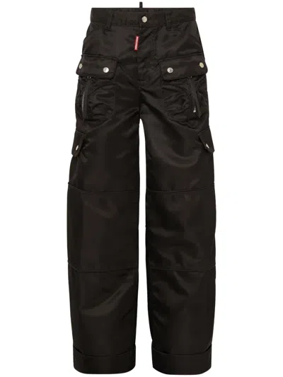 DSQUARED2 SATIN CARGO TROUSERS