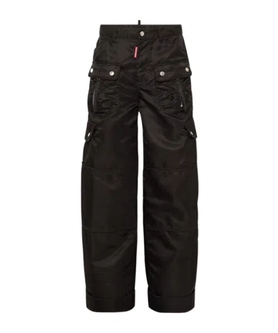 DSQUARED2 SATIN CARGO TROUSERS