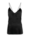 Dsquared2 Satin-effect Camisole Top In Black