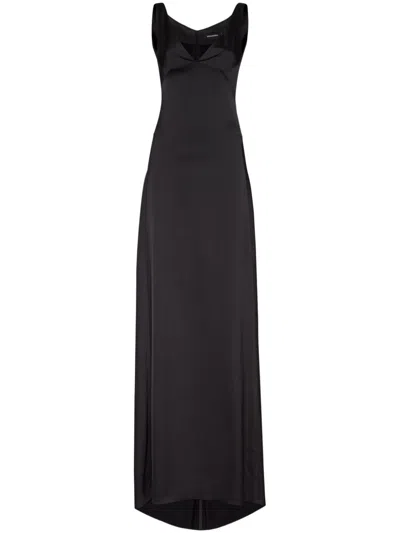 DSQUARED2 SATIN MAXI DRESS