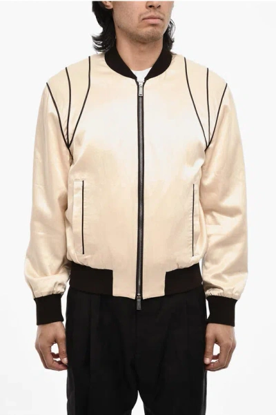 Dsquared2 Satin Sweatshirt With Contrasting Trim