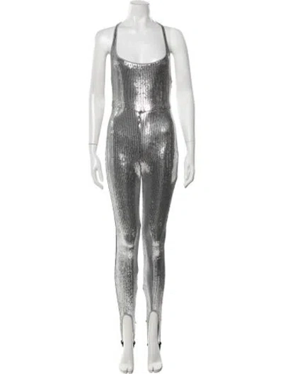 Pre-owned Dsquared2 Scoop Neck Jumpsuit In Grey