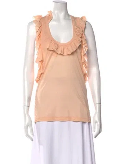 Pre-owned Dsquared2 Scoop Neck Sleeveless Top In Neutral