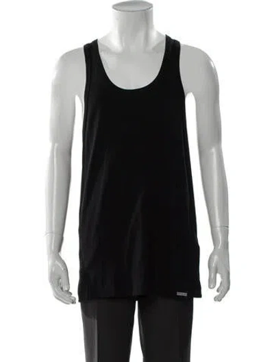 Pre-owned Dsquared2 Scoop Neck Sleeveless T-shirt In Black