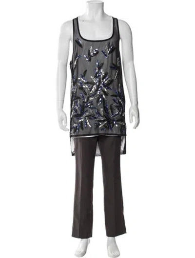 Pre-owned Dsquared2 Scoop Neck Sleeveless T-shirt In Multi
